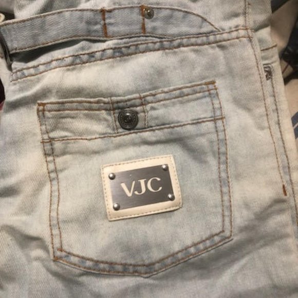 LIMITED EDITION MEN VERSACE JEAN COUTURE DENIM JEANS PANTS SIZE 34 MADE IN ITALY - Picture 11 of 14